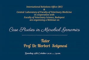 Webinar on "Case Studies in Microbial Genomics"
